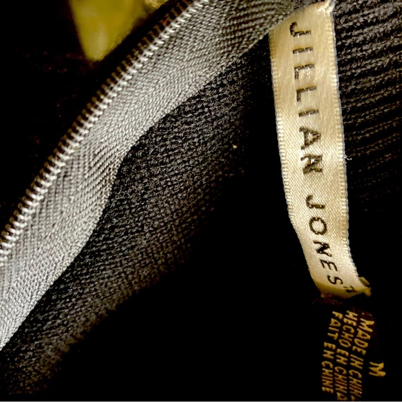 Vintage Leather Front Sweater Pullover. - Picture 8 of 8